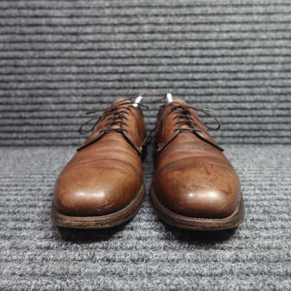 Allen Edmonds Shoes Mens 12 R Berkley Brown Lace Up Almond Toe Oxford Dress main image 4